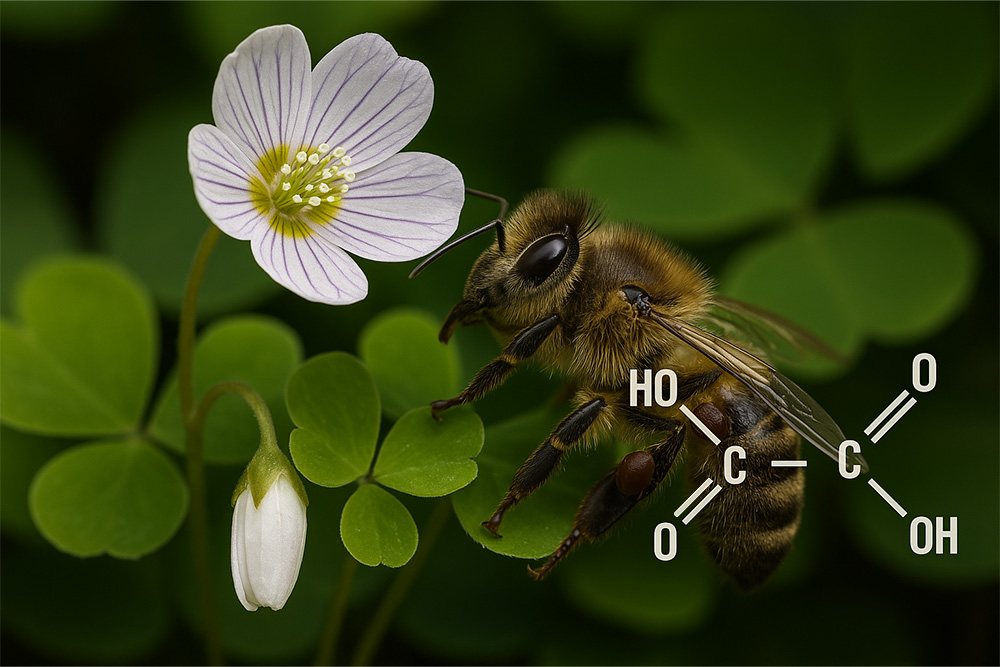 Praktické informace pro včelaře k tématu Použití kyseliny šťavelové v boji proti varroáze Ilustrační fotografie k tématu článku: Použití kyseliny šťavelové v boji proti varroáze